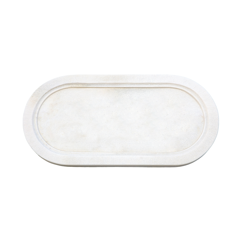 Ovalni kraft tanjur – prilagođena boja